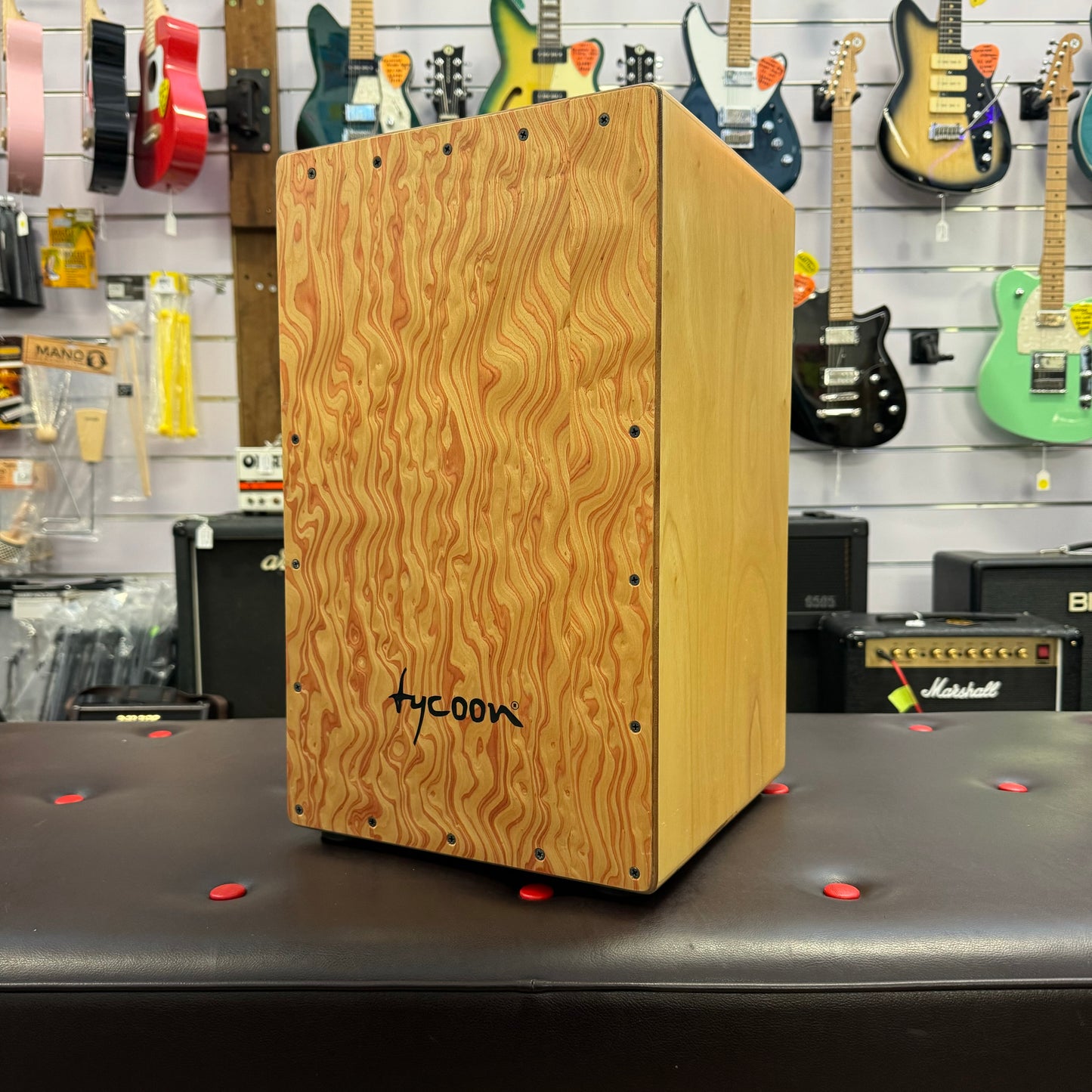 Tycoon Siam Oak Hand Painted Cajon