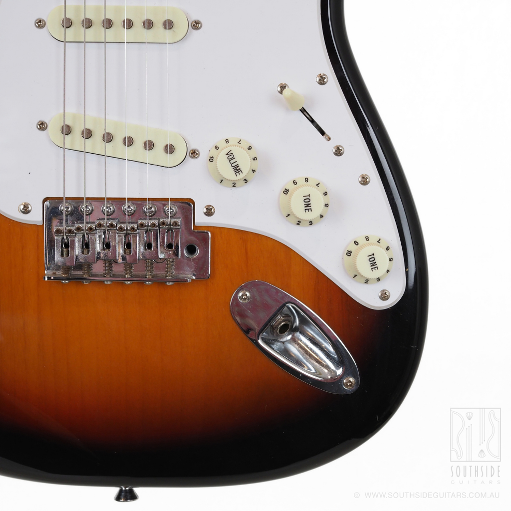 SX ALD2H3TS Alder Semi-Hollowbody SC-Style Electric Guitar in Tobacco Sunburst