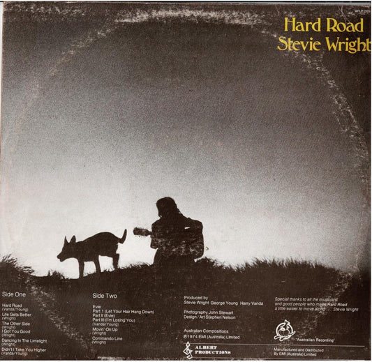 Stevie Wright – Hard Road (Vinyl, LP, Album, Stereo)