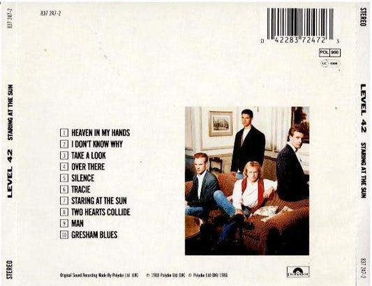 Level 42 – Staring At The Sun (CD, Album, Stereo)