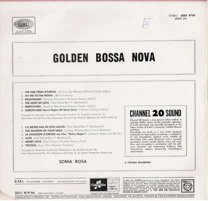 Sonia Rosa – Golden Bossa Nova (Vinyl, LP, Album, Reissue, Stereo)