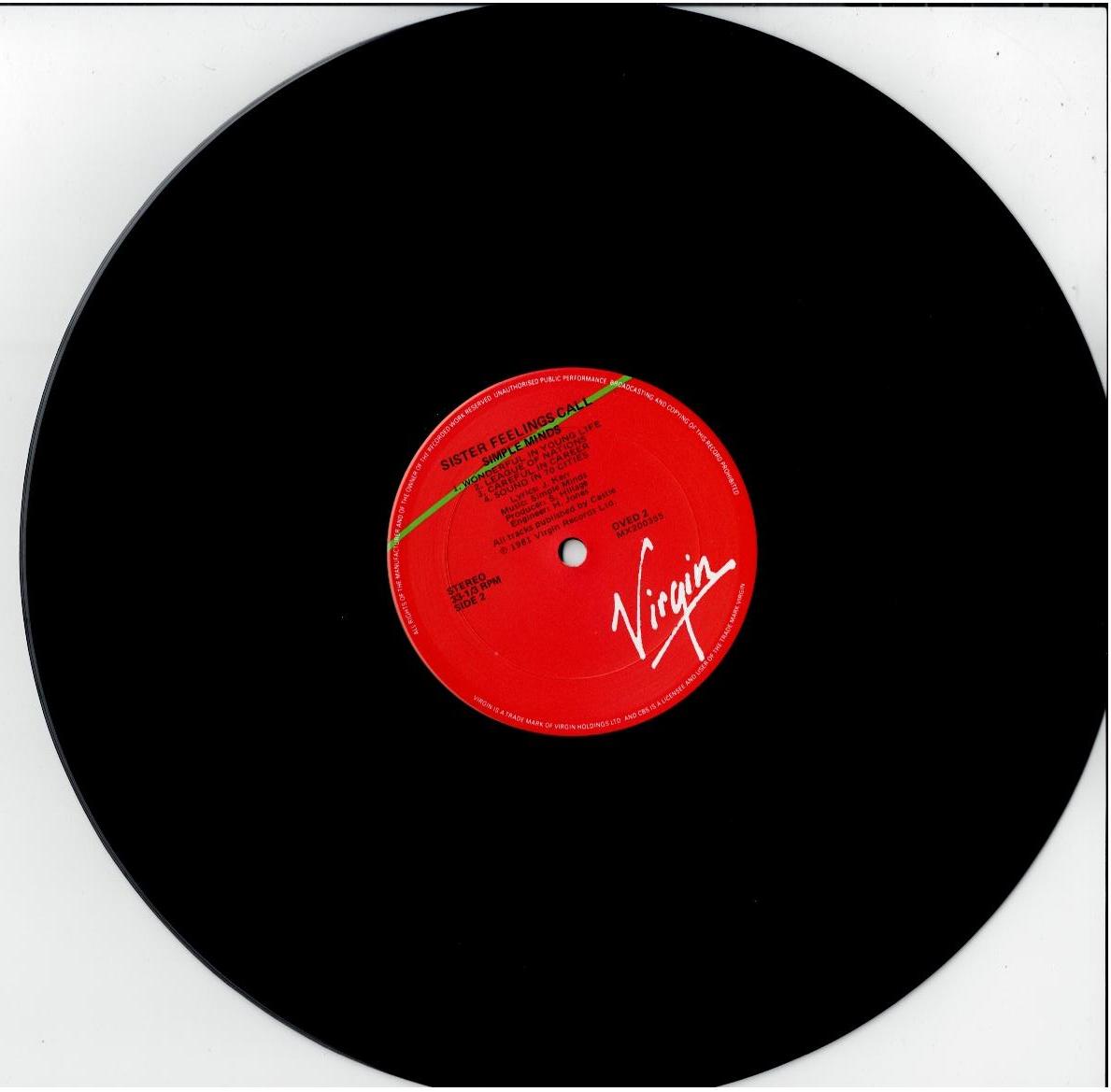 Simple Minds – Sister Feelings Call (Vinyl, LP, Album, Limited Edition, Numbered)