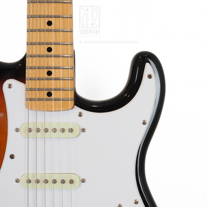 SX ALD2H3TS Alder Semi-Hollowbody SC-Style Electric Guitar in Tobacco Sunburst