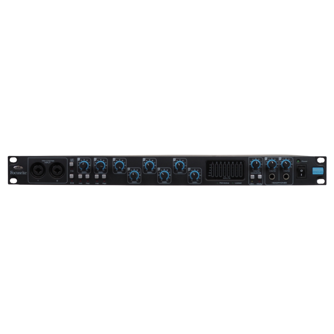 Focusrite Saffire Pro 40 Firewire Audio Interface Rack Mounted Unit