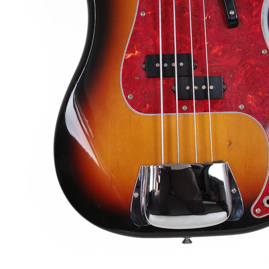 1993 Fender MIJ Precision Bass Guitar in 3-Tone Sunburst