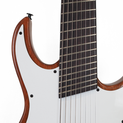 Artist Headless 8-String Multiscale Single Pickup Electric Guitar in Natural Finish