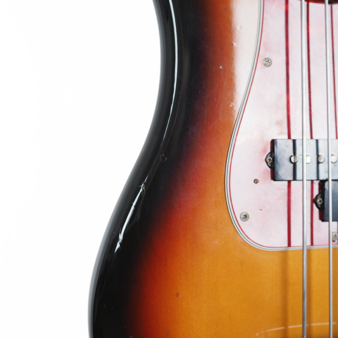 1993 Fender MIJ Precision Bass Guitar in 3-Tone Sunburst