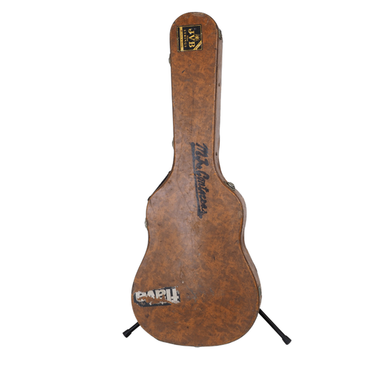 Unbranded Brown Leather Acoustic Guitar Hardcase