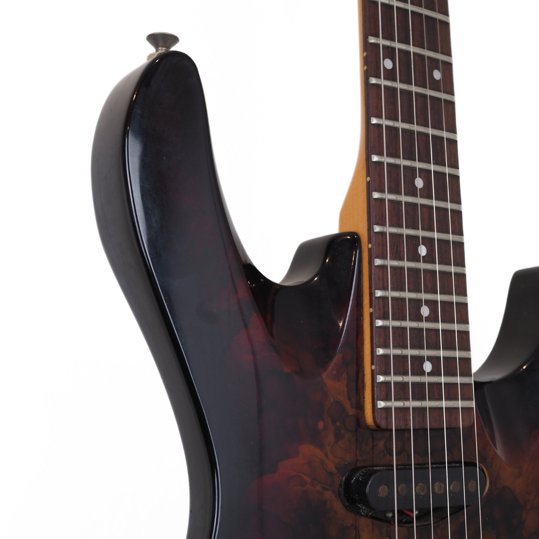 Washburn KC-40V KC Series Electric Guitar in Transparent Brown Burst