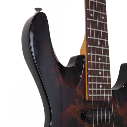 Washburn KC-40V KC Series Electric Guitar in Transparent Brown Burst