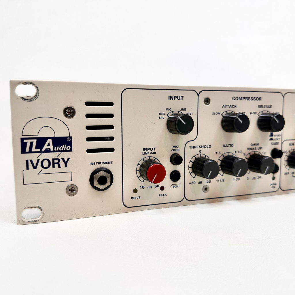 TL Audio 5051 Ivory 2 Series Mono Valve Processor Single-Channel Analogue Channel Strip Rack Mounted Unit