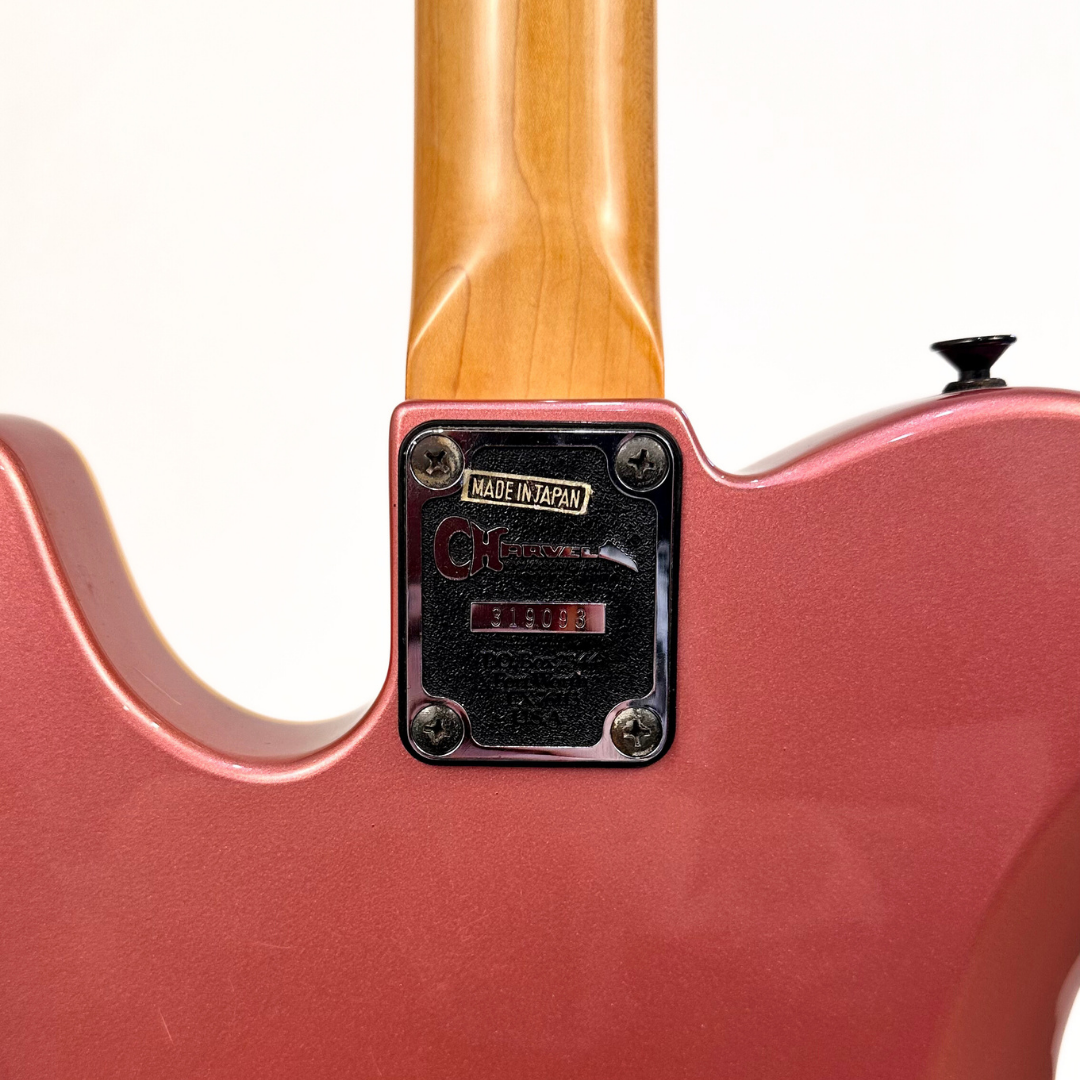 1980s Charvel by Jackson/Charvel Model 7 Telecaster Electric Guitar (Modified) in Bugundy Pink Mist