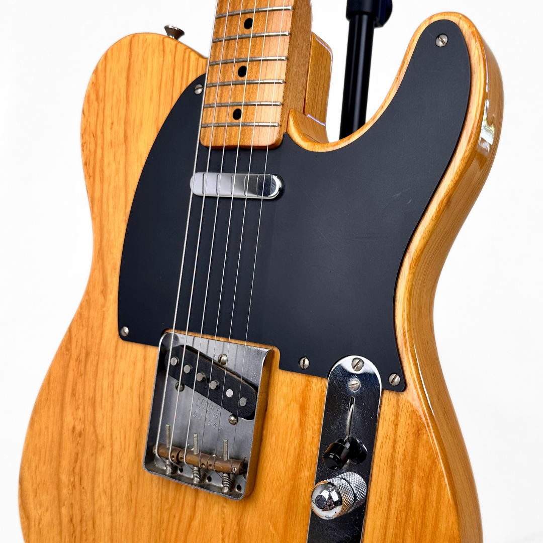 90s Fender Japan TL52-TX '52 Telecaster Electric Guitar with Texas Special Pickups in Butterscotch Blonde Finish