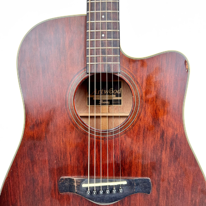 2014 Ibanez Artwood AW250ECE-RTB Acoustic-Electric Guitar