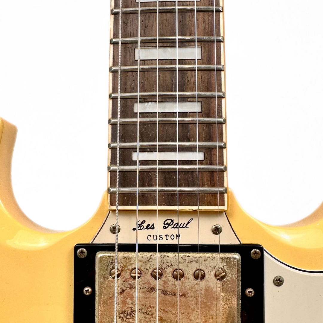 2010 Epiphone SG '61 Reissue Les Paul Custom Electric Guitar in Ivory