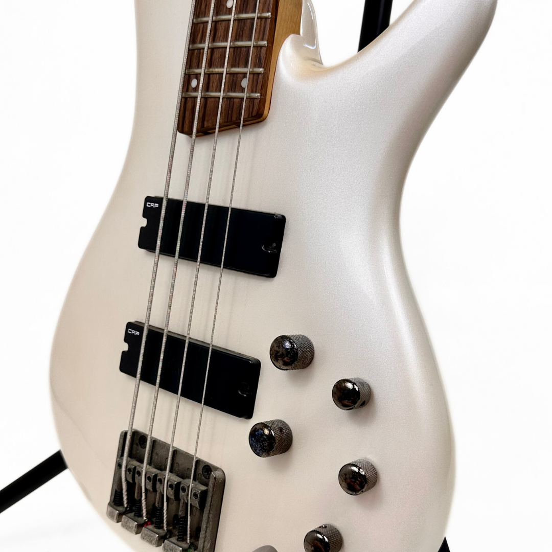2012 SDGR by IBANEZ Soundgear SR300 Bass Guitar in Pearl White Finish