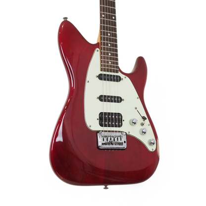 1990s Alvarez AE30TR Classic III / Classic Custom Electric Guitar in Transparent Red
