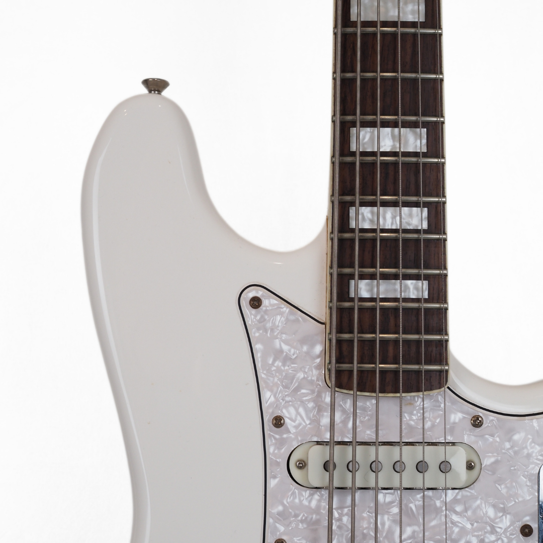 2013 Squier 'Vintage Modified' Bass VI Electric Guitar in Olympic White