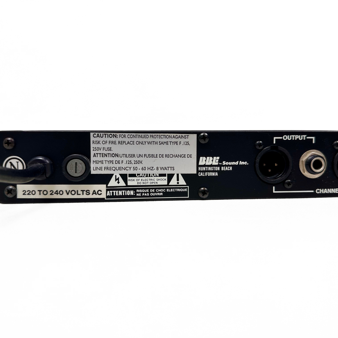 BBE 822A Sonic Maximizer Audio Processor Rack Mounted Unit