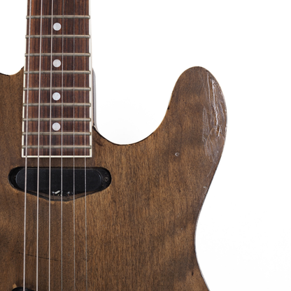 Fernandes TEJ-style Telecaster Electric Guitar with Custom Brown Natural Finish