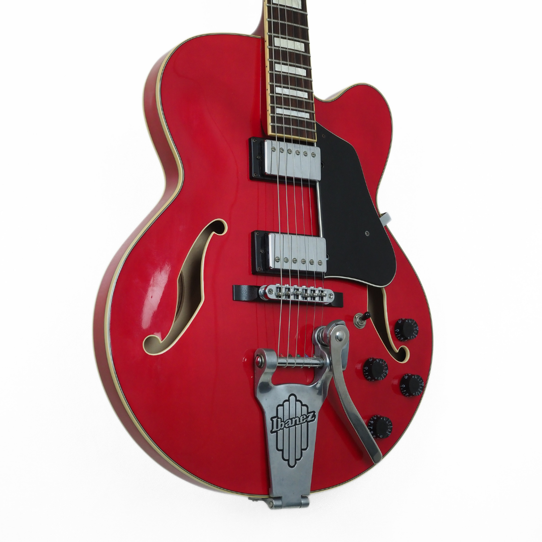 2005 Ibanez Artcore Hollowbody Electric Guitar with Vibrola in Transparent Red