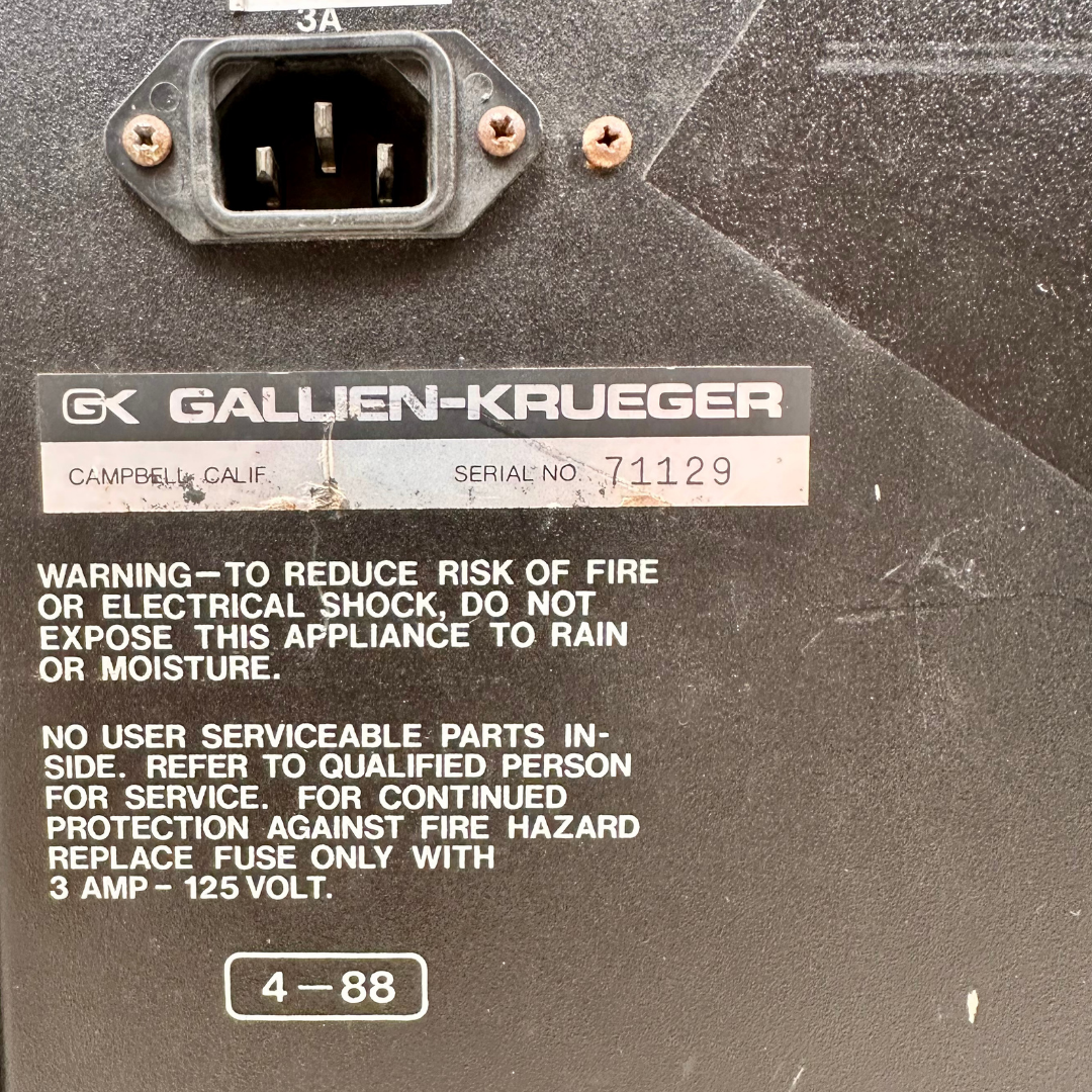 Gallien-Krueger 200 MB Series II Combo Bass Amplifier