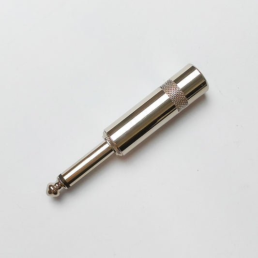 Leem 1/4" Metal Mono Right-Angled Cable Jack Plug (Pk-1)