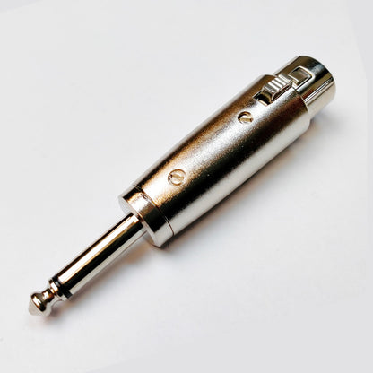 Leem Cable Adaptor (XLR Female - 1/4" Straight TS) Pk-1