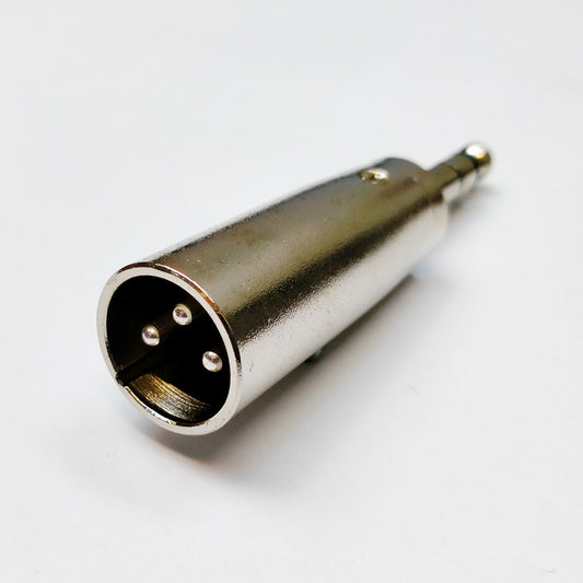 Leem Cable Adaptor (XLR Male - 1/4" Straight TRS) Pk-1