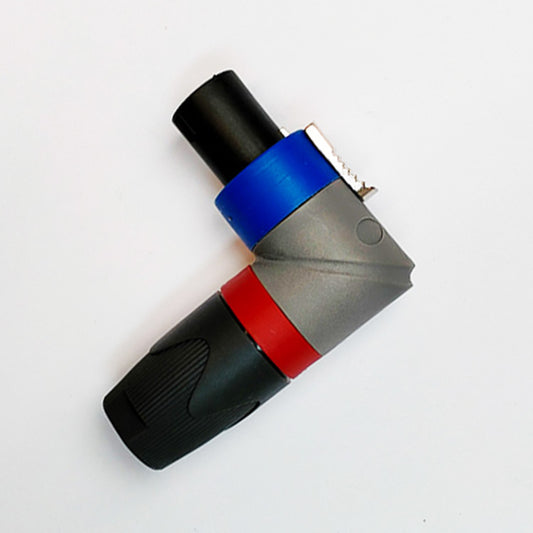 Leem Angled 4-Pole Speakon Connector (Pk-1)