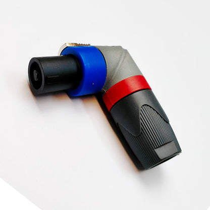 Leem Angled 4-Pole Speakon Connector (Pk-1)