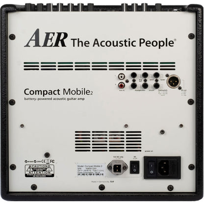 AER "Compact Mobile 2" Battery Powered Acoustic Instrument Amplifier (60 Watt)
