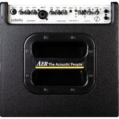 AER "Cubello" Acoustic Instrument Amplifier with Bluetooth in Black Finish (80 Watt)