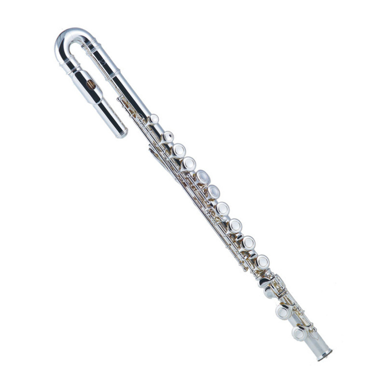 J.Michael FLU450S Flute (C) with 2-Head Joints in Silver Plated Finish