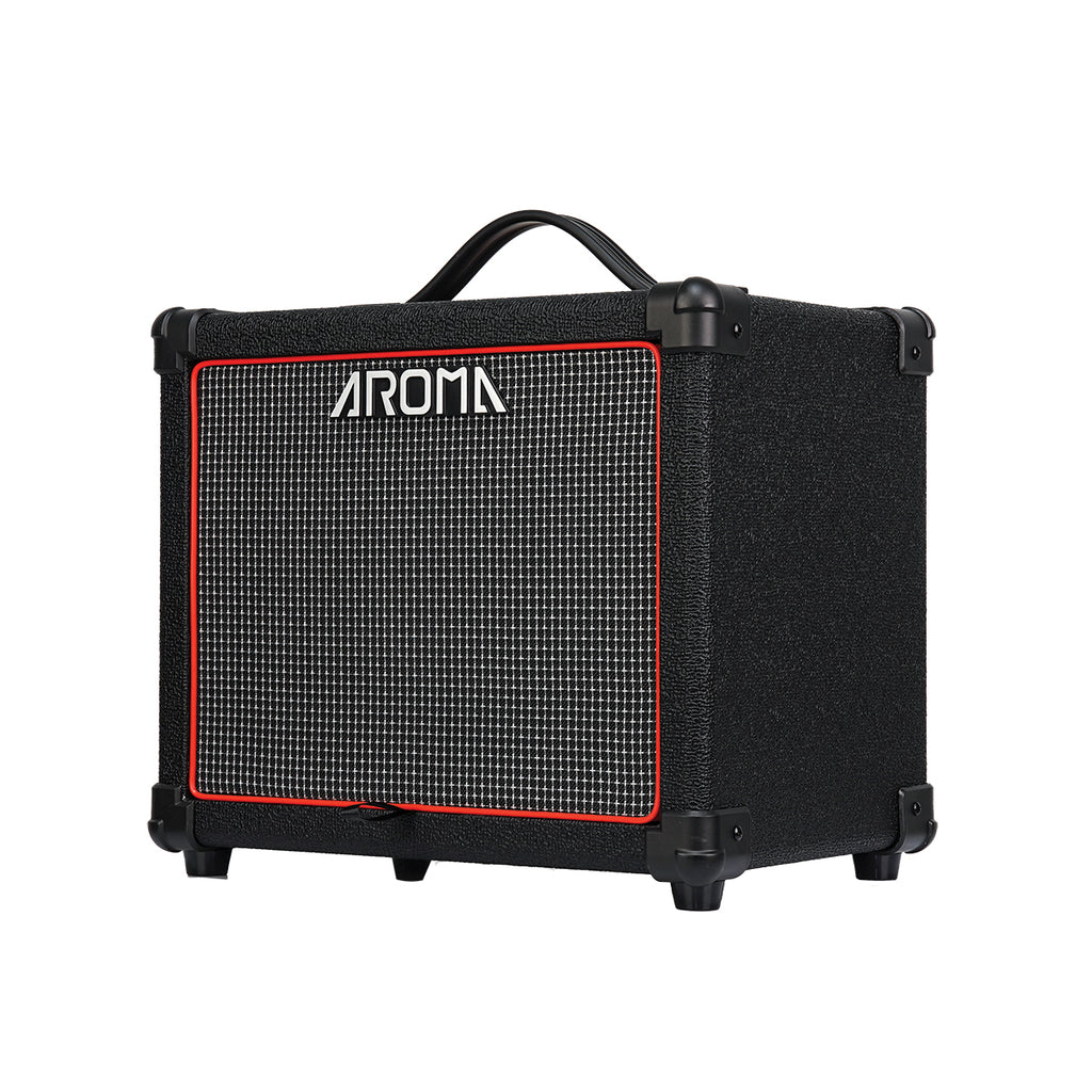 Aroma AG-20B Black 20W Electric Bass Guitar Amplifier