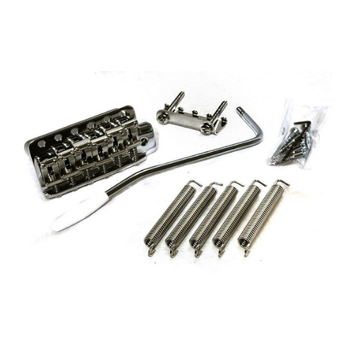Gotoh AGE101TB GE101T Vintage 6-point Tremolo Bridge in Black Chrome Finish