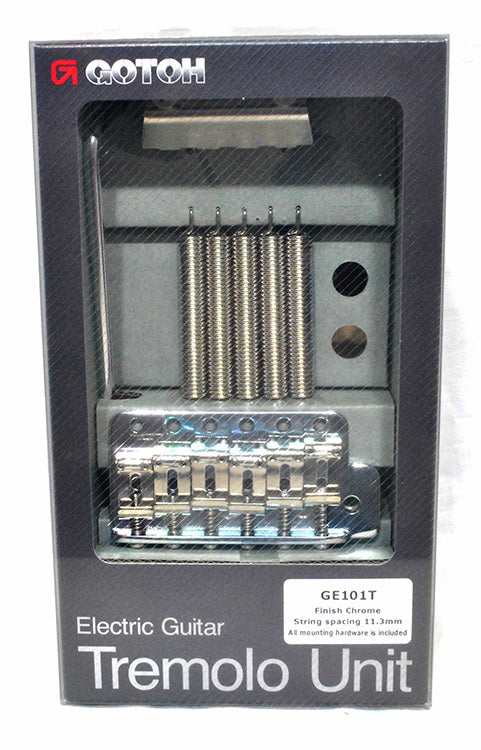 Gotoh AGE101TC GE101T Vintage 6-point Tremolo Bridge in Chrome Finish