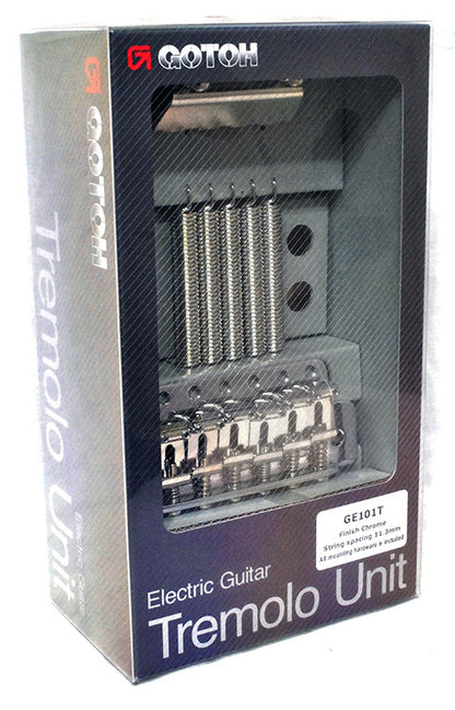 Gotoh AGE101TC GE101T Vintage 6-point Tremolo Bridge in Chrome Finish