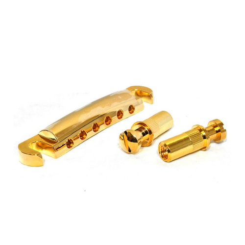 Gotoh AGE101ZTGG GE101ZT Series Stop Tailpiece in Gold Finish
