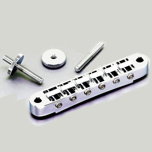 Gotoh GE103B Tune-O-Matic Electric Guitar Bridge (Nashville) in Chrome Finish