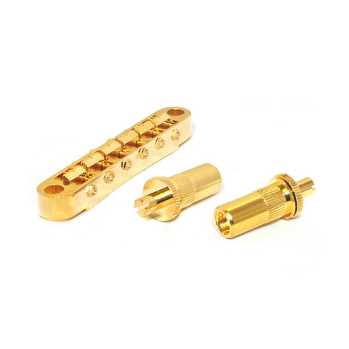 Gotoh AGE103BTGG GE103BT Tune-O-Matic Electric Guitar Bridge (Nashville) in Gold Finish