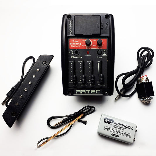 Artec AGEMG AGE-MG Preamp Blender System with Piezo & Magnetic Soundhole Pickups