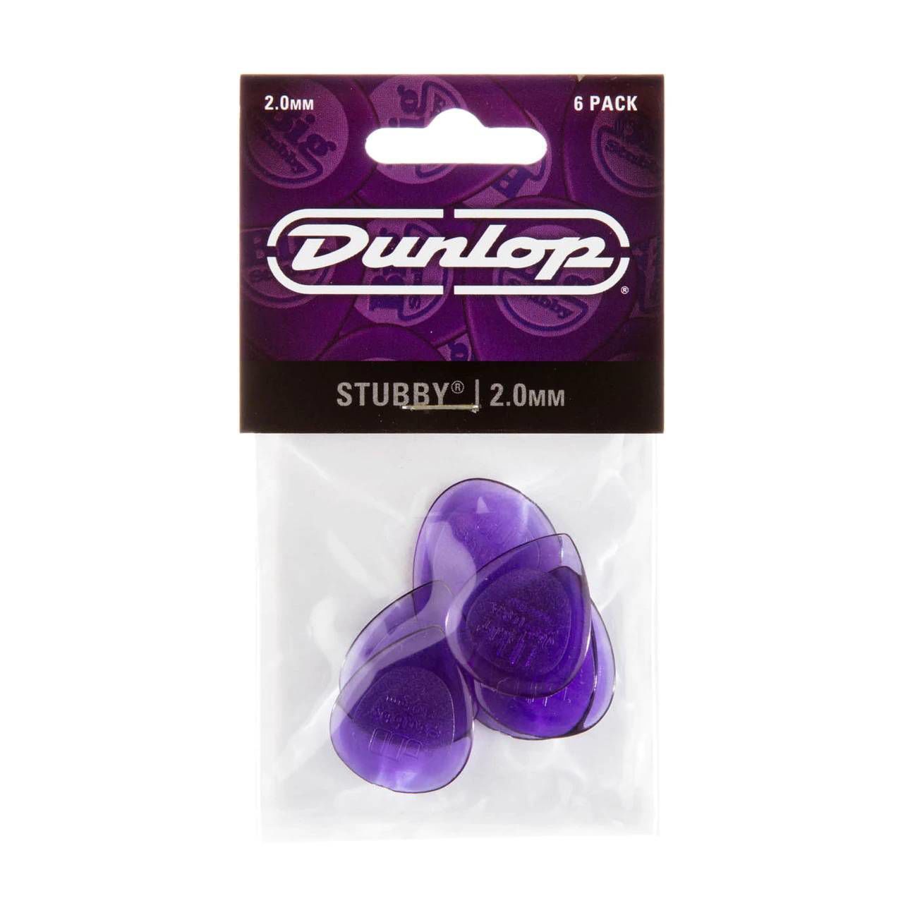 Dunlop Stubby JP520 2.0 Guitar Picks (6 Pack)
