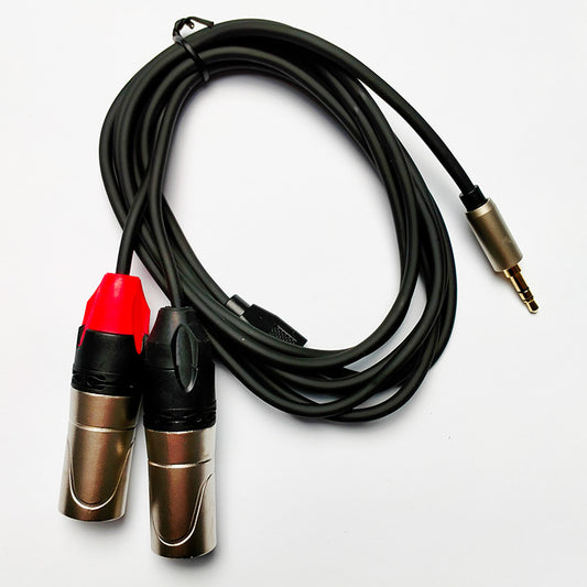 Leem 6ft Audio Cable (3.5mm Stereo Plug - 2 x XLR Male)
