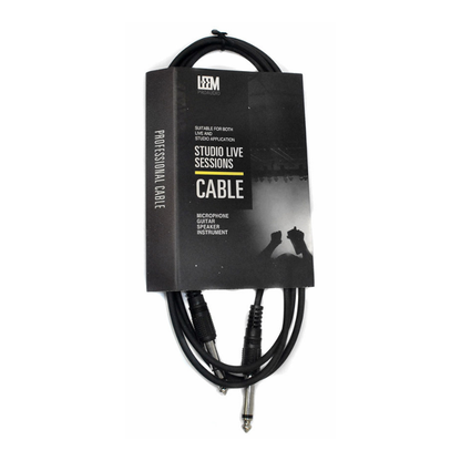 Leem 6ft Interconnect Cable (1/4" Straight TRS - 1/4" Straight TS)