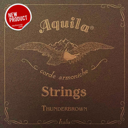 Aquila AQ167U ThunderBrown 4-String Bass Uke String Set (23 - 26" Scale)
