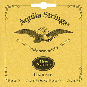 Aquila AQ34U New Nylgut Tenor Ukulele String Set with 2 Wound (Violin Tuning)