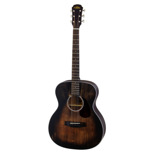 Aria Delta Players Series OM Acoustic Guitar in Muddy Brown Finish