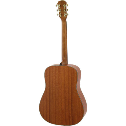 Aria 100 Series Dreadnought Body Acoustic Guitar in Matte Tobacco Sunburst