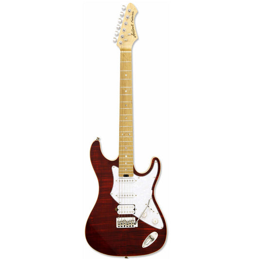 Aria 714-MK2 Fullerton Series Electric Guitar in Ruby Red
